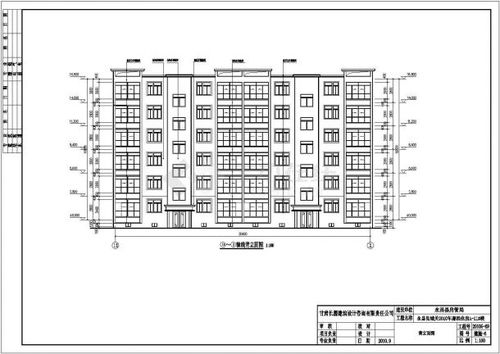 某廉租住房小區建筑設計施工圖 含住宅 總平